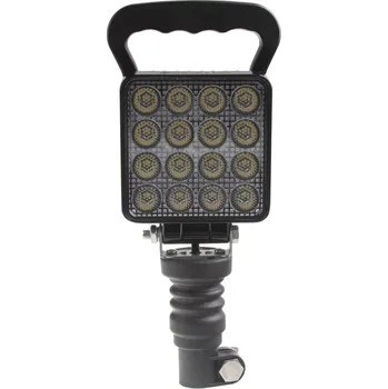 Pracovní světlo LED světlo hranaté, bílé, 16x3W, na hrot, ECE R10