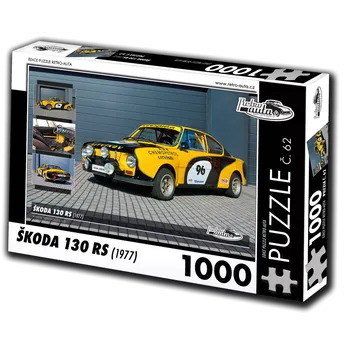 Puzzle Puzzle RETRO-AUTA Škoda 130 RS (1977) – 1000 dílků