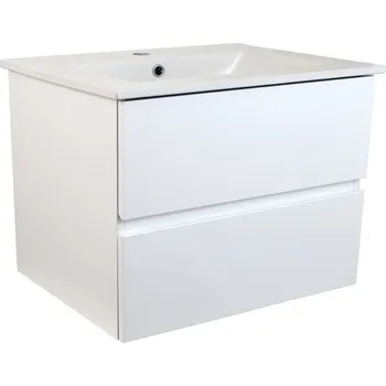 Koupelnový nábytek BPS-koupelny Koupelnová skříňka s keramickým umyvadlem Beneto 75