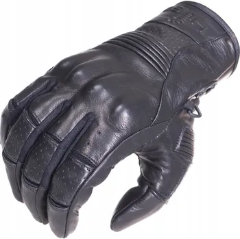 Moto rukavice KOŽENÉ MOTOCYKLOVÉ RUKAVICE HUSAR MAVERIK black