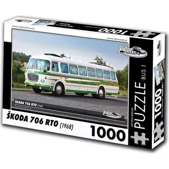 Puzzle Puzzle RETRO-AUTA: autobus ŠKODA 706 RTO (1968) – 1000 dílků