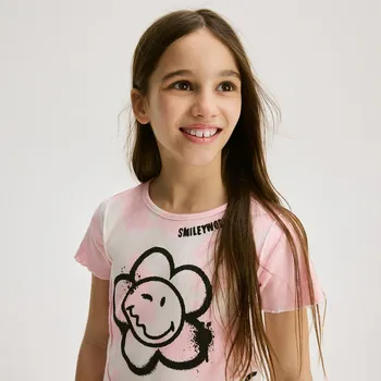 Dívčí tričko Reserved - Tričko SmileyWorld® - vícebarevná - 894EA-MLC - 894EA-MLC-152