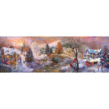 Puzzle EUROGRAPHICS panoramatické puzzle Jedeme k babičce, 1000 dílků