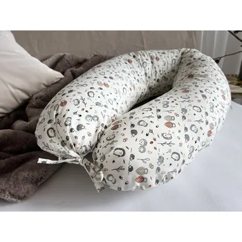 Kojící polštář s povlakem ježci