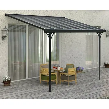Pergola Hliníkový přístřešek IWHOME 436 x 305 x 240 cm