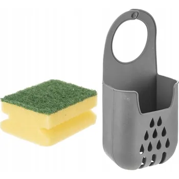 Kuchyňský DRŽÁK na houbičku na nádobí, závěsný ORGANIZÉR na kohoutek dřez