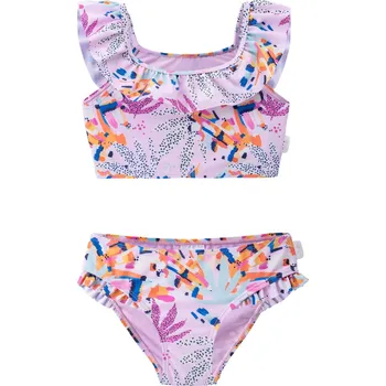 Dívčí plavky Dětské Dvoudílné plavky AQUAWAVE CHARLOTTE KIDS M000209600 – Růžová 122