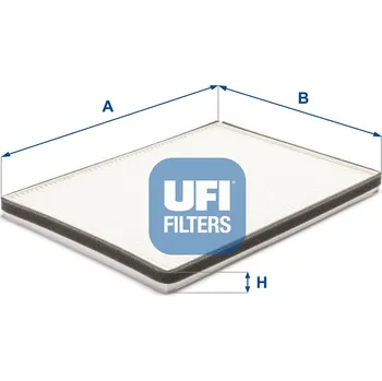 Ventilátor topení a klimatizace Filtr, vzduch v interiéru UFI 53.062.00