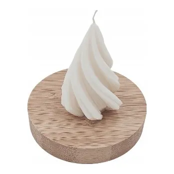 Svíčka Sójová vonná svíčka 8,5 cm 69,4 g Zavinovací vánoční stromek vrták