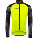 FORCE Jarní a podzimní dětská bunda FORCE WINDPRO Kid fluo černá velikost 140-153