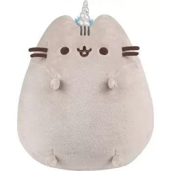 plyšák Aurora Pusheen 61529 Jednorožec Velký Sedící šedá/béž 24 cm