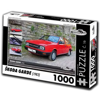 Puzzle Puzzle RETRO-AUTA Škoda Garde 1983, 1000 dílků