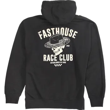 Fasthouse HQ Club Hooded Pullover Black Velikost: M