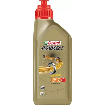 Motorový olej Motocyklový olej Castrol POWER1 4T 15W-50 1 lt CASTROL (15F587)