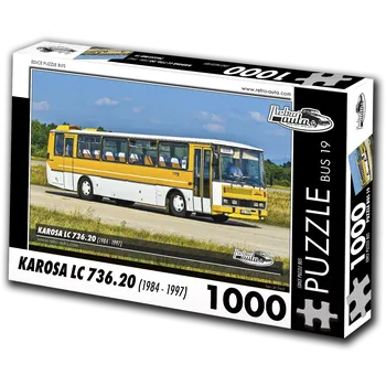 Puzzle RETRO-AUTA Puzzle Retro-auta Karosa LC 736.20 autobus 1000 dílků