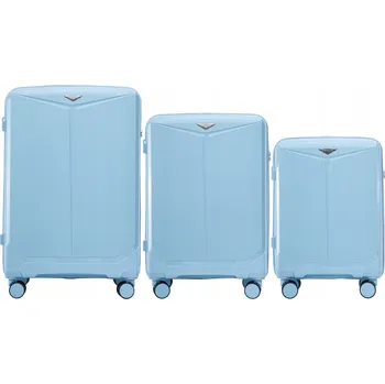 Wings Sada pevných kufrů z polypropylenu COCKATIEL 198 l