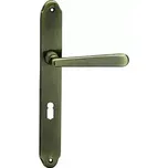 Dveřní kování COBRA ALT WIEN (OFS - bronz česaný), klika-klika, Otvor pro obyčejný klíč BB, COBRA OFS (bronz česaný), 72 mm