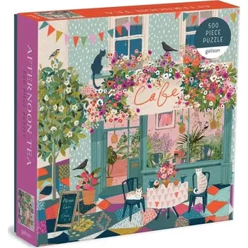 Puzzle Galison puzzle Odpolední čaj v kavárně 500 dílků