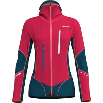 Dámská větrovka Dámská bunda Crazy BOOSTED PROOF - tmavě růžová XS
