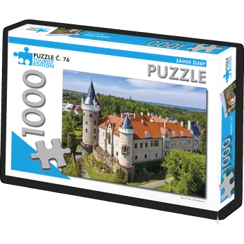 Puzzle Puzzle Zámek Žleby 1000 dílků Tourist Edition