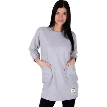 Dámská mikina Dámská mikina 1208_08 Hajdan Barva/Velikost: šedá melír / S/M