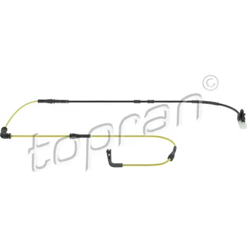 Brzdový systém Výstražný kontakt, opotřebení obložení TOPRAN 602 016