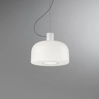 Závěsné světlo Flos Bellhop Glass S1, bílé, sklo, Ø 33 cm, E27 bílá 1 x 30 W - Doprava zdarma