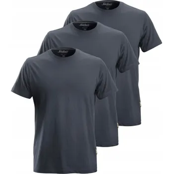 Pánské bavlněné tričko Snickers Workwear 2502, 3 kusy, šedé, XXL