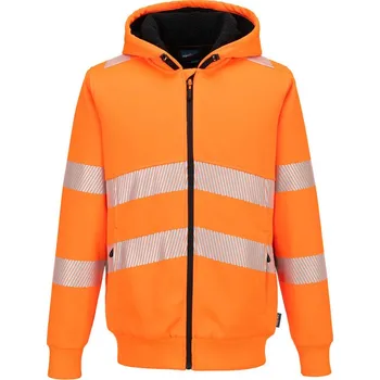 pracovní bunda PORTWEST Bunda PW321 Hi-Vis Winter Hoodie, výstražná, zateplená POR-PW321ORRS S Oranžová