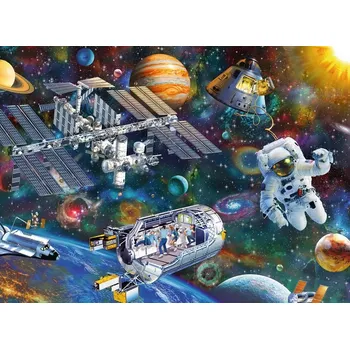 Puzzle Ravensburger puzzle vesmírný průzkum XXL, 200 dílků