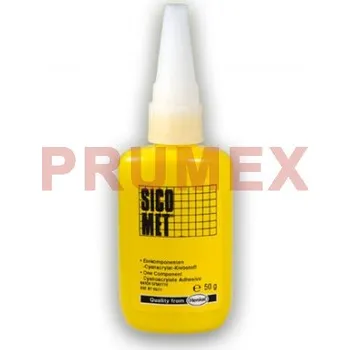 Průmyslové lepidlo Sicomet 50 - 50 g vteřinové lepidlo