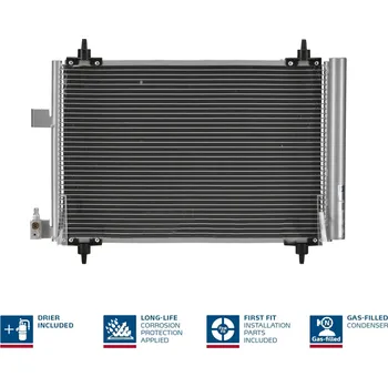 Výparník klimatizace Kondenzátor, klimatizace NISSENS 94723