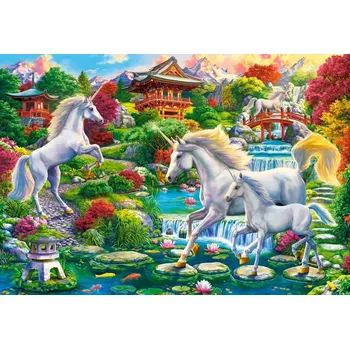 Puzzle Castorland puzzle Zahrada jednorožců 1500 dílků