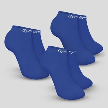 Pánská móda Ponožky Ankle Socks 3Pack Blue - GymBeam Velikost: XL/XXL, Barva: modrá