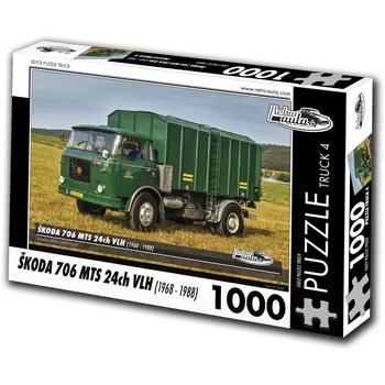 Puzzle Puzzle RETRO-AUTA TRUCK Škoda 706 MTS 24ch VLH 1000 dílků