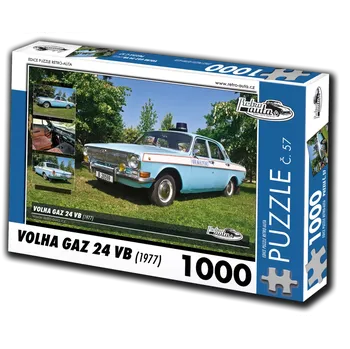 Puzzle Puzzle RETRO-AUTA Volha Gaz 24 VB 1000 dílků