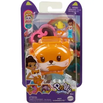 Mattel Polly Pocket Kompaktní sada Pet Connects Lištička a doplňky