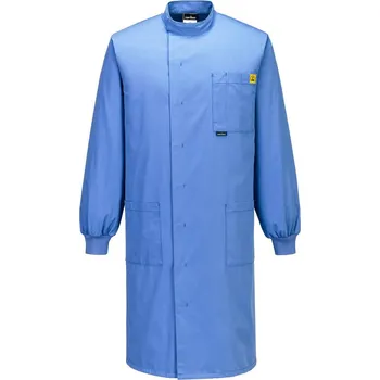montérky PORTWEST Plášť AS15 Anti-Static ESD Howie Coat POR-AS15HBRM M Modrá hamilton