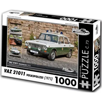 Puzzle Puzzle RETRO-AUTA VAZ 21011 Volkspolizei (1975) – 1000 dílků