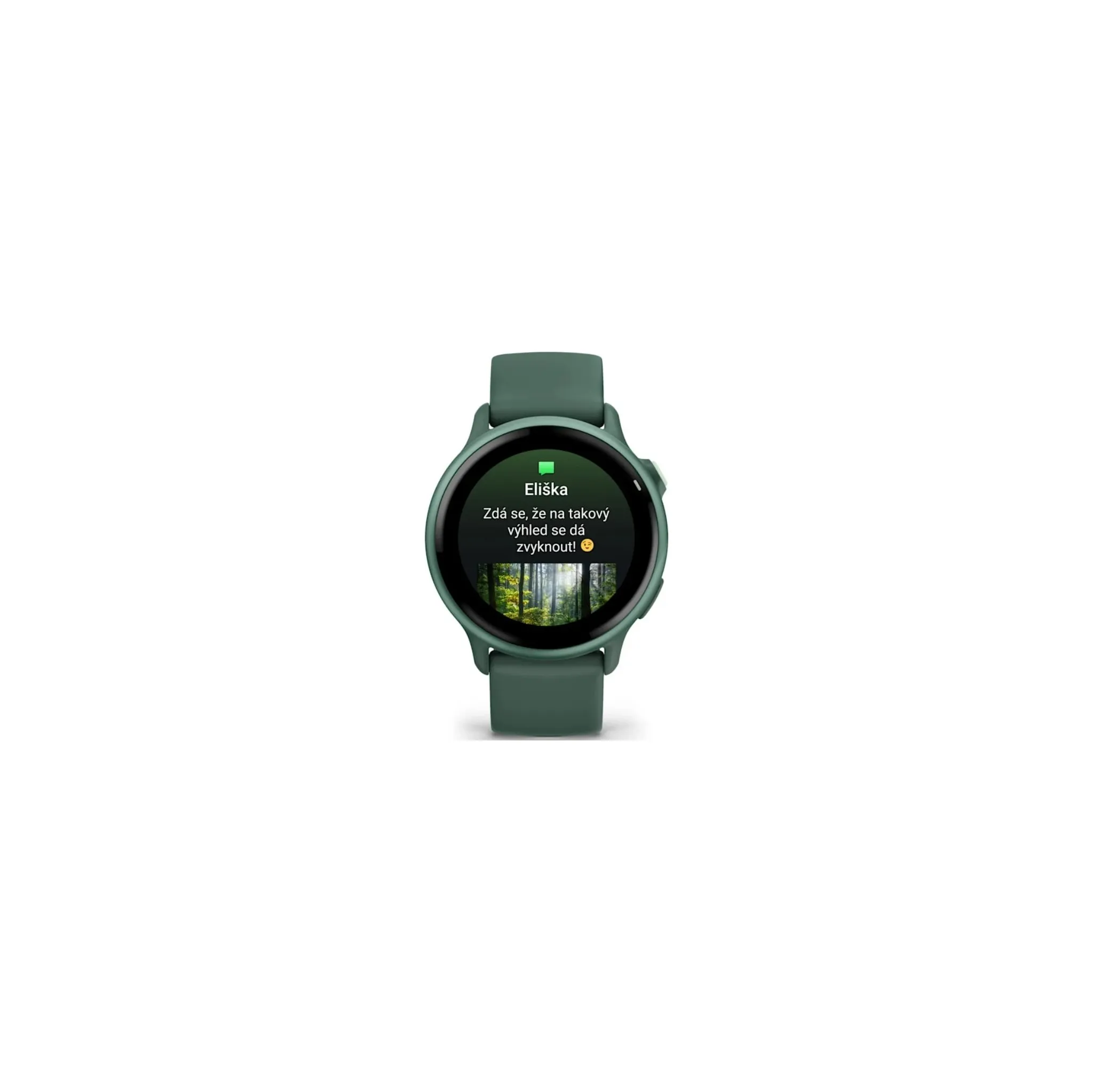 Fotografie 3 - Chytré hodinky Garmin vívoactive 6 Metallic Jasper Green/Jasper Green