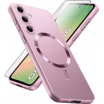 Pouzdro na mobilní telefon Zadní Kryt Erbord pro Samsung Galaxy A56 růžový