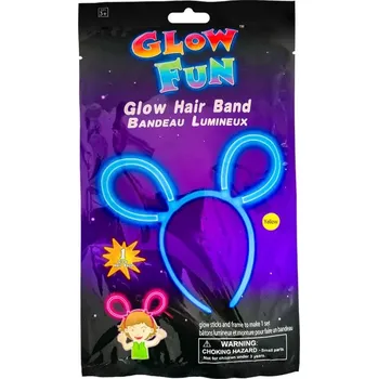 Karnevalový doplněk Svítící čelenka Glumi - Ouška