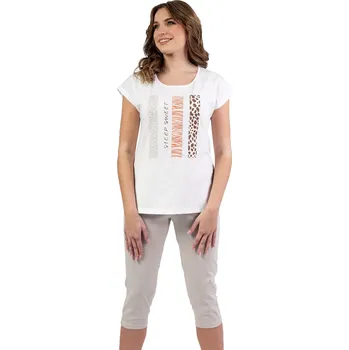 Dámské pyžamo Dámské pyžamo 701/52 Regina Barva/Velikost: béžová / XL