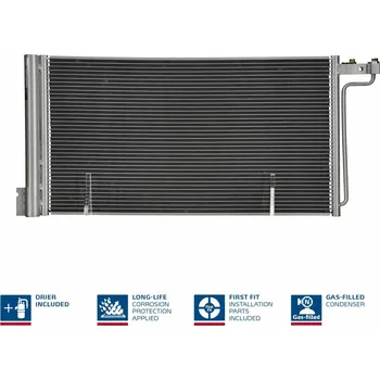 Výparník klimatizace Kondenzátor, klimatizace NISSENS 940765