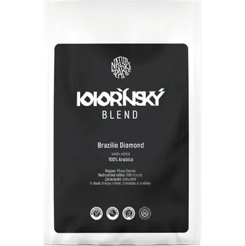 Naturpark 12 Brazílie Diamond 100% Arabica zrnková káva 250 g