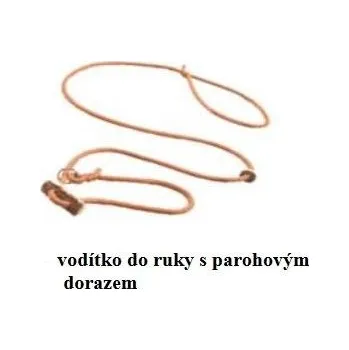Vodítko pro psa Zubíček Vodítko do ruky s parohovým dorazem
