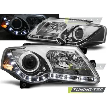 Přední světlomet SVĚTLOMETY DAYLIGHT CHROMOVANÉ pro VW PASSAT B6 3C 03.05-10