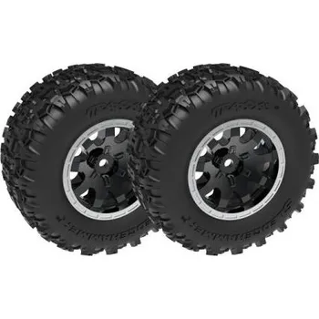RC náhradní díl Traxxas kolo 2.1/2.6", disk černý, pneu Sledgehammer (zadní) (2)