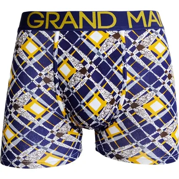 Trenýrky Bavlněné pánské boxerky Grand Man 2007GM Barva/Velikost: lékořice-žlutá / L/XL