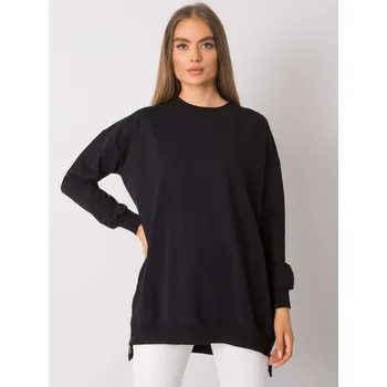 Dámská tunika Černá dámská tunika se zipy RV-TU-7187.26-black Velikost: S/M